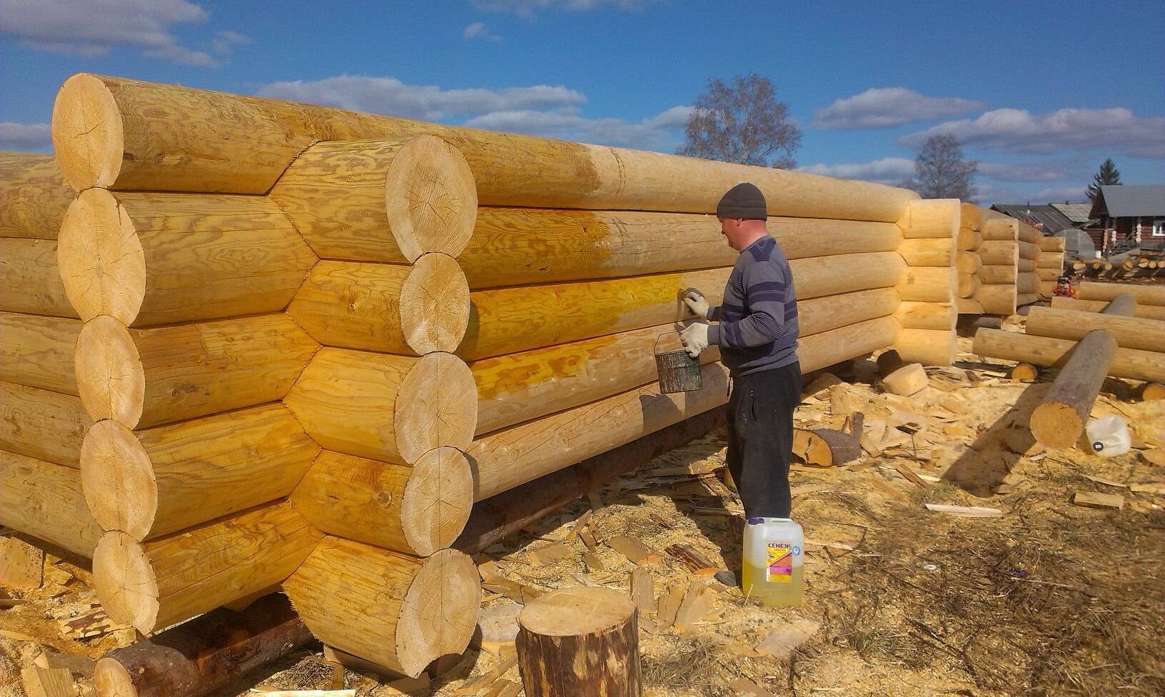 Как провести комплексную защиту древесины